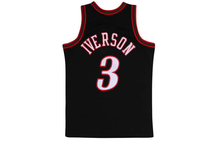 Mitchell and Ness NBA Philadelphia 76ers 2000-2001 Allen Iverson Swingman Jersey Black