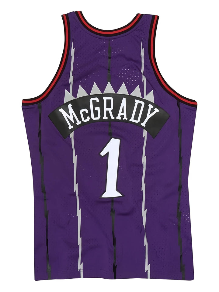 Men's Tracy McGrady #1 Toronto Raptors Mitchell & Ness Swingman Jersey - Purple
