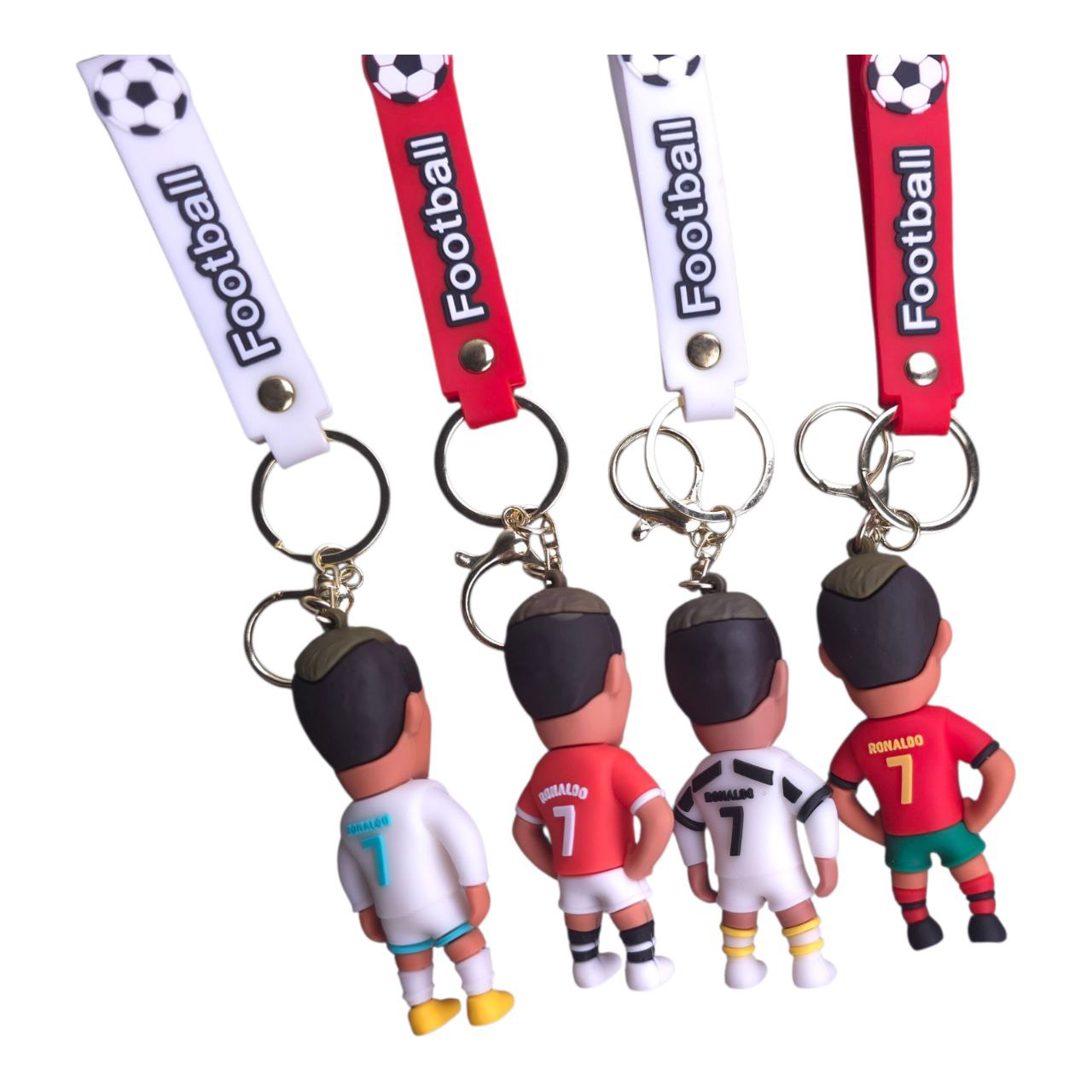 Cristiano Ronaldo Keychain – 4 Kits Collection
