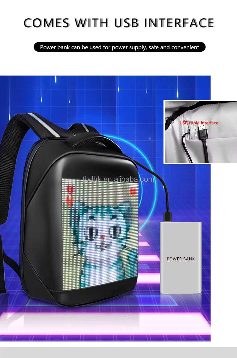 GlowBag 5X โB LED Smart Backpack