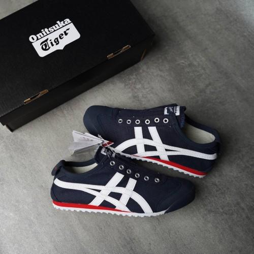 Onitsuka Tiger Mexico 66 Slip-On Navy Off-White Red – amzunit