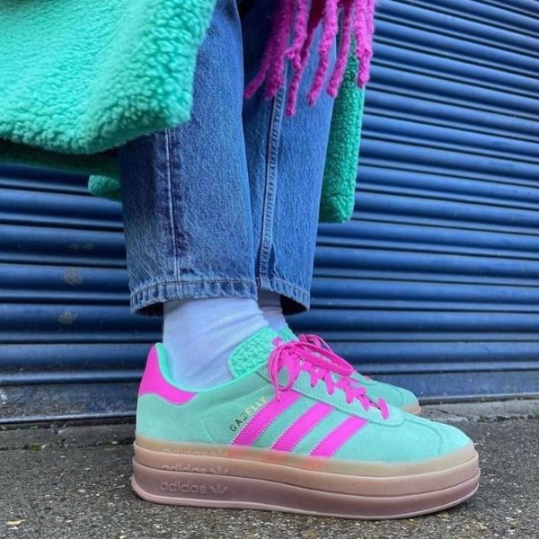 adidas Gazelle Bold Pulse Mint Pink – amzunit