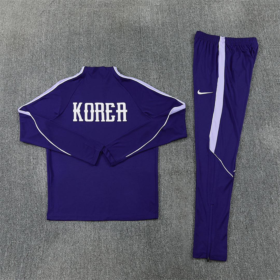 Korea Elite Purple Training Tracksuit 2026