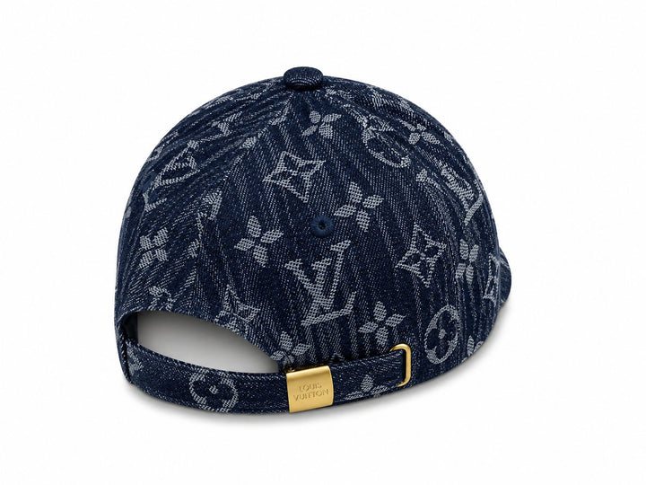 Denim Street Monogram Cap – Signature Logo