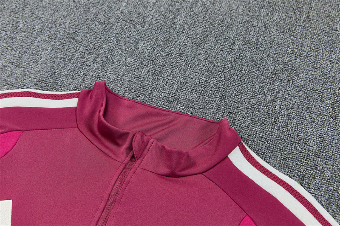 R M Burgundy Training Tracksuit 2026