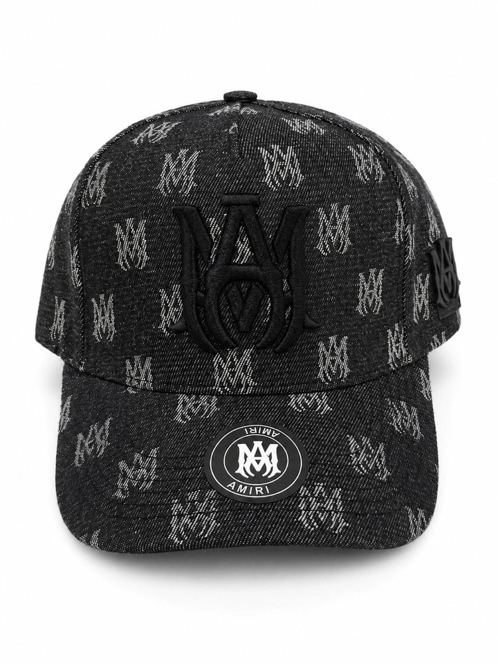Amiri Monogram Black Cap