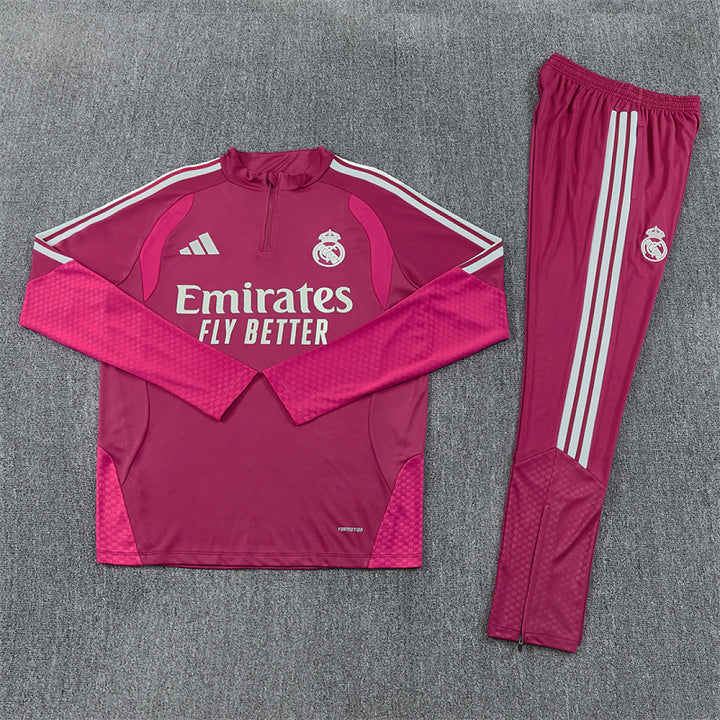 R M Burgundy Training Tracksuit 2026
