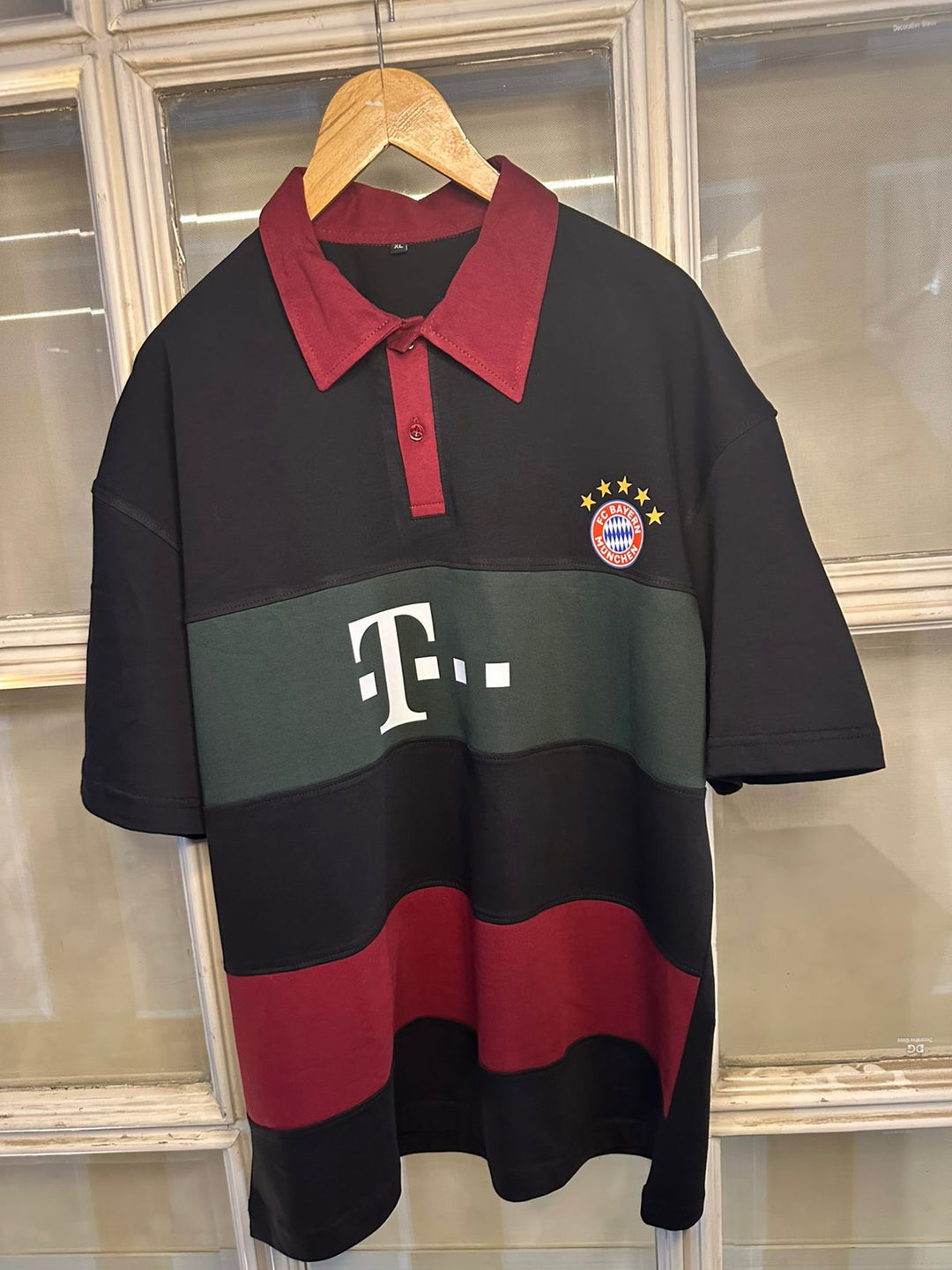 Bayern Munich Polo Shirt (Red,Green)