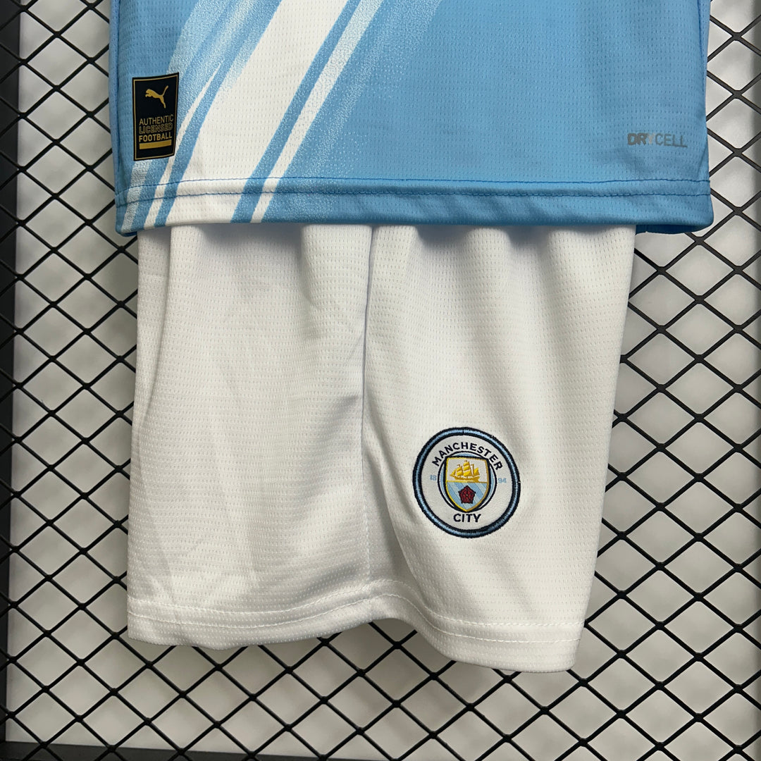 Man City Home Kids Kit 2025/26
