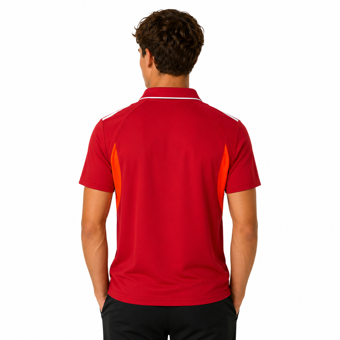 Red Sports Training Polo