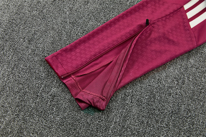R M Burgundy Training Tracksuit 2026