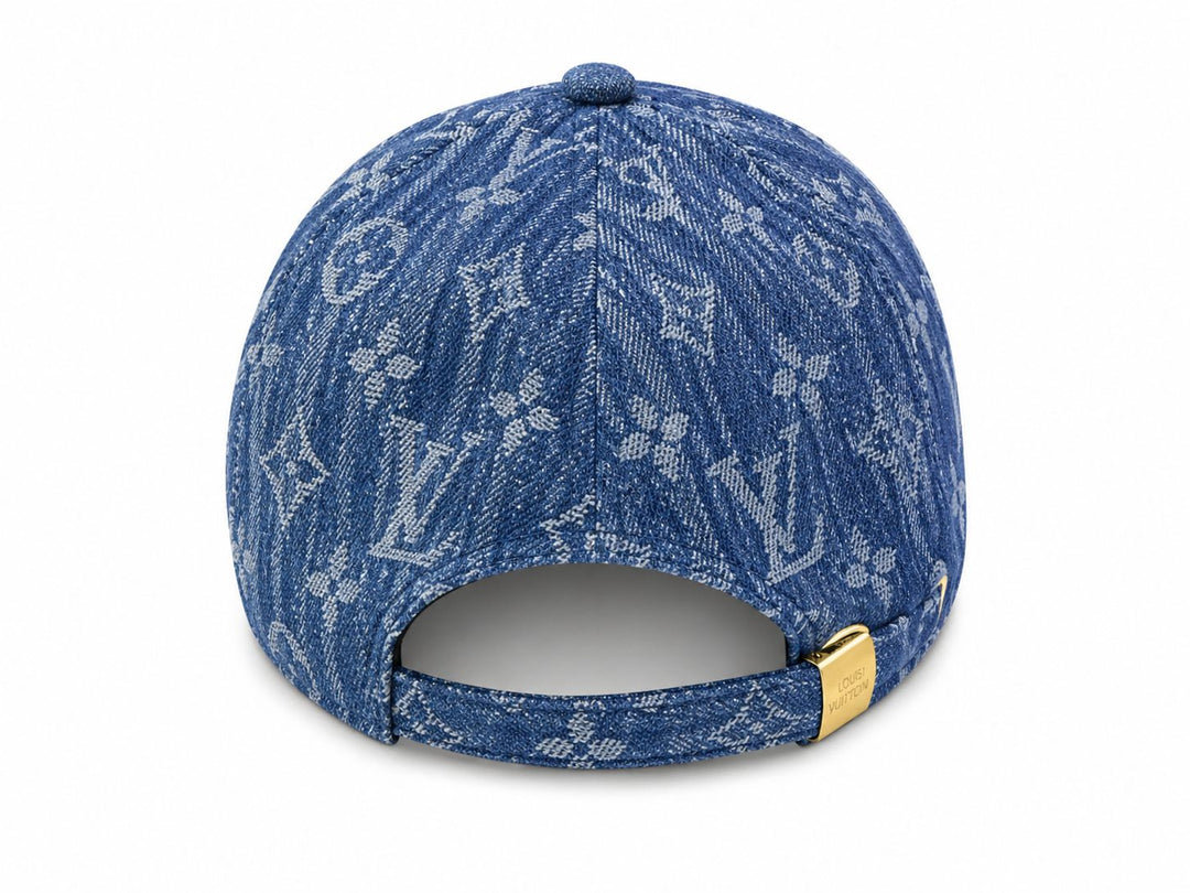Denim Street Monogram Cap – Signature Logo