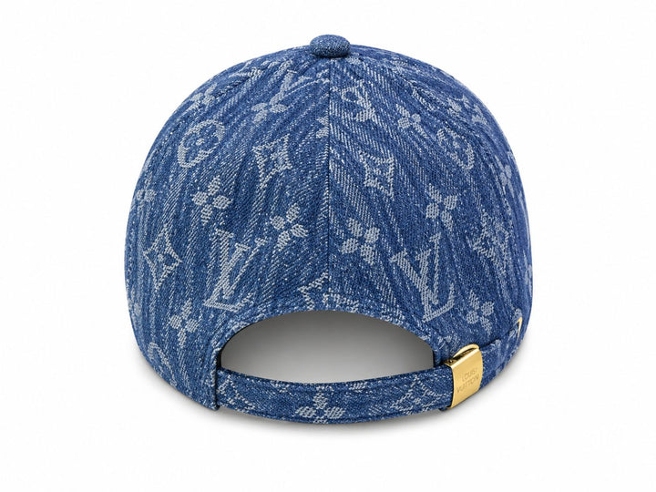 Denim Street Monogram Cap – Signature Logo