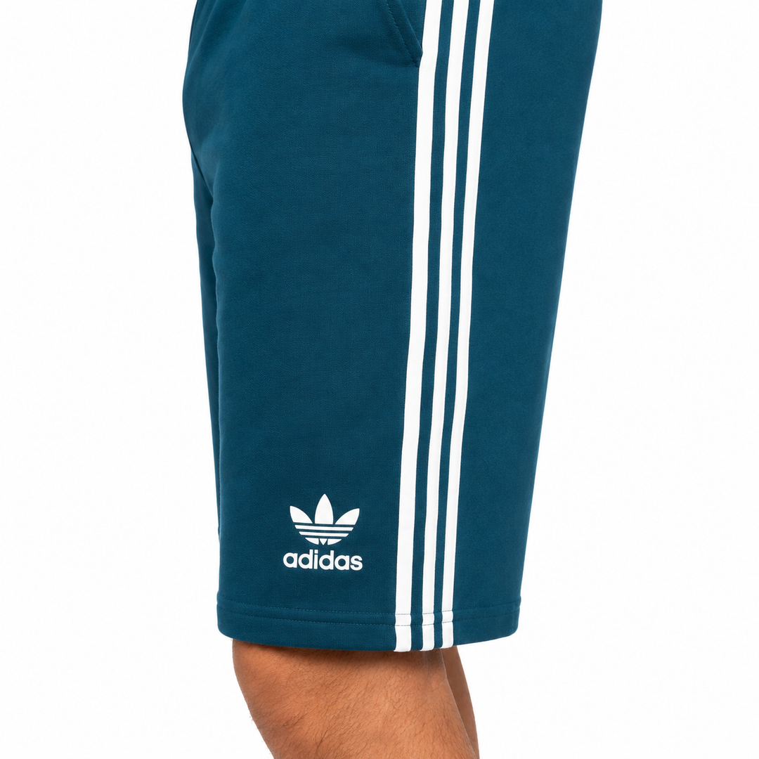 Men’s Colorblock Raglan T-Shirt &amp; Shorts Set – Teal/Orange/White