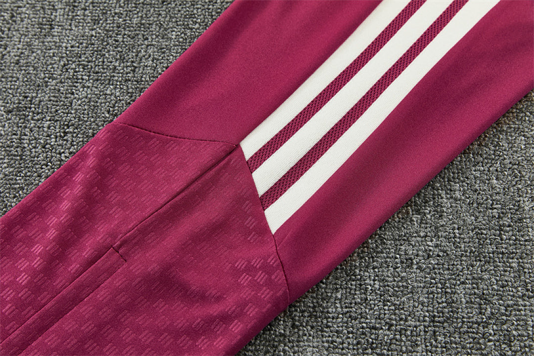 R M Burgundy Training Tracksuit 2026