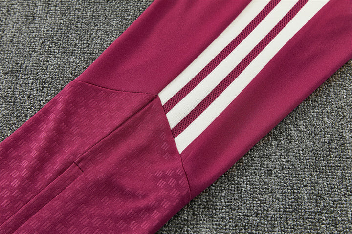 R M Burgundy Training Tracksuit 2026