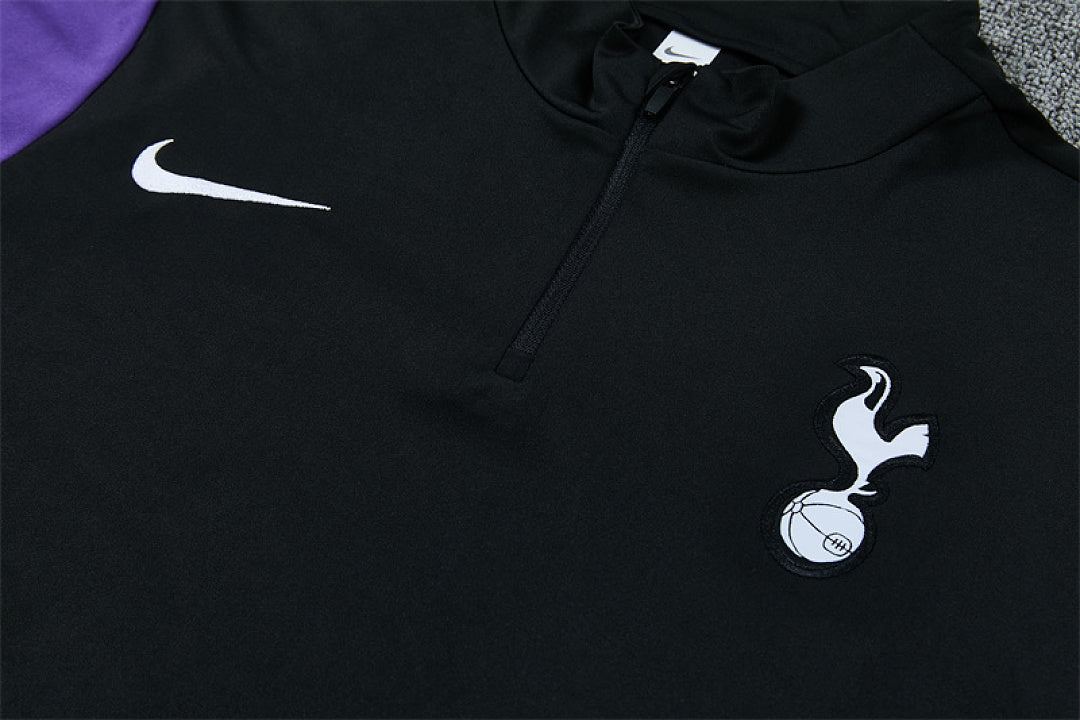 Tottenham Hotspur Black Strike Training Tracksuit 2026