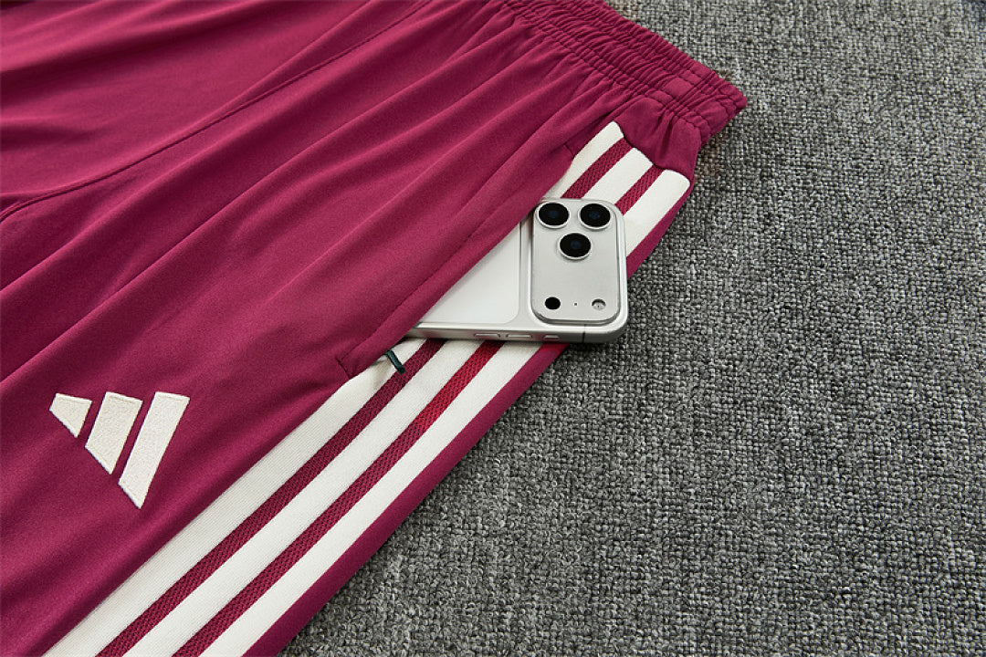 R M Burgundy Training Tracksuit 2026