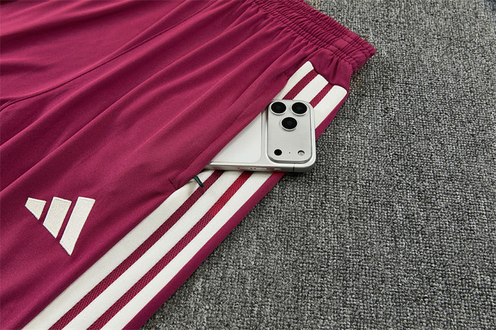 R M Burgundy Training Tracksuit 2026