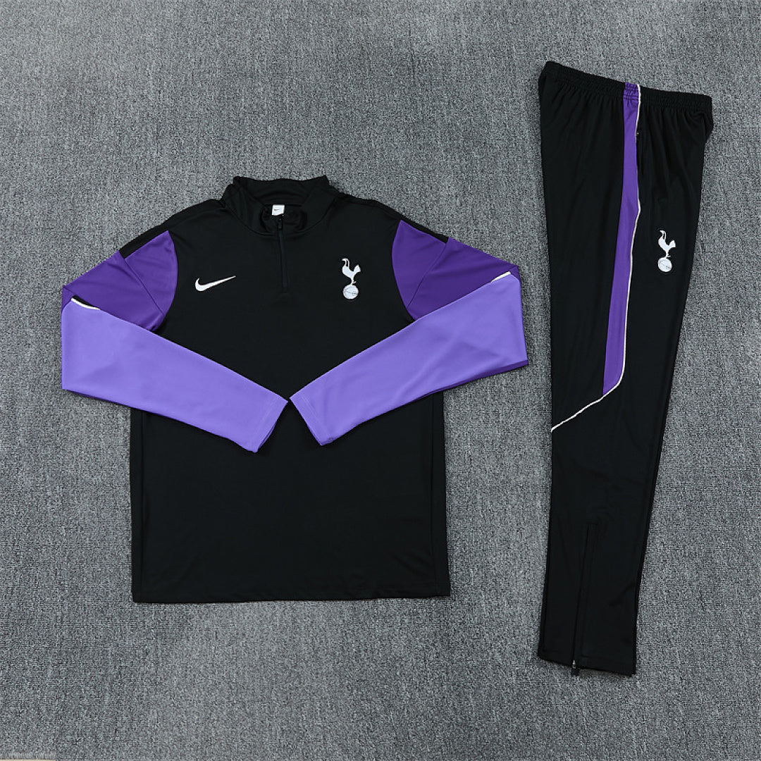 Tottenham Hotspur Black Strike Training Tracksuit 2026