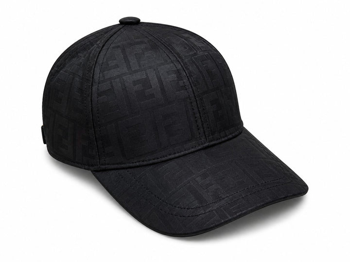 Black Stealth Pattern Cap