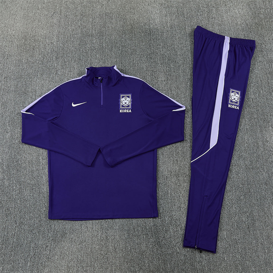 Korea Elite Purple Training Tracksuit 2026