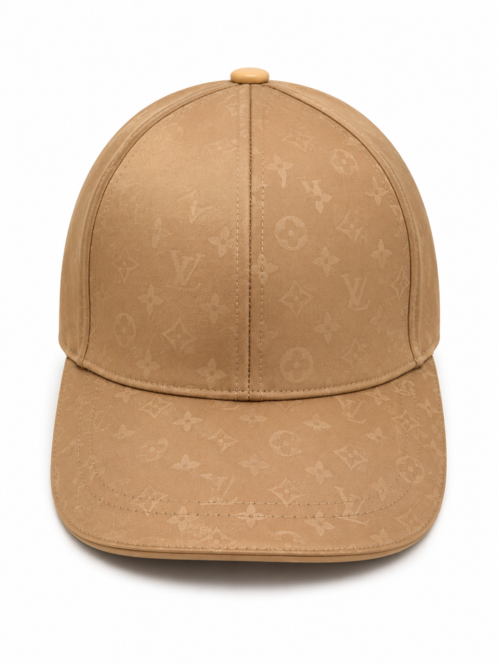 Minimal Luxe Monogram Cap – Classic Pattern