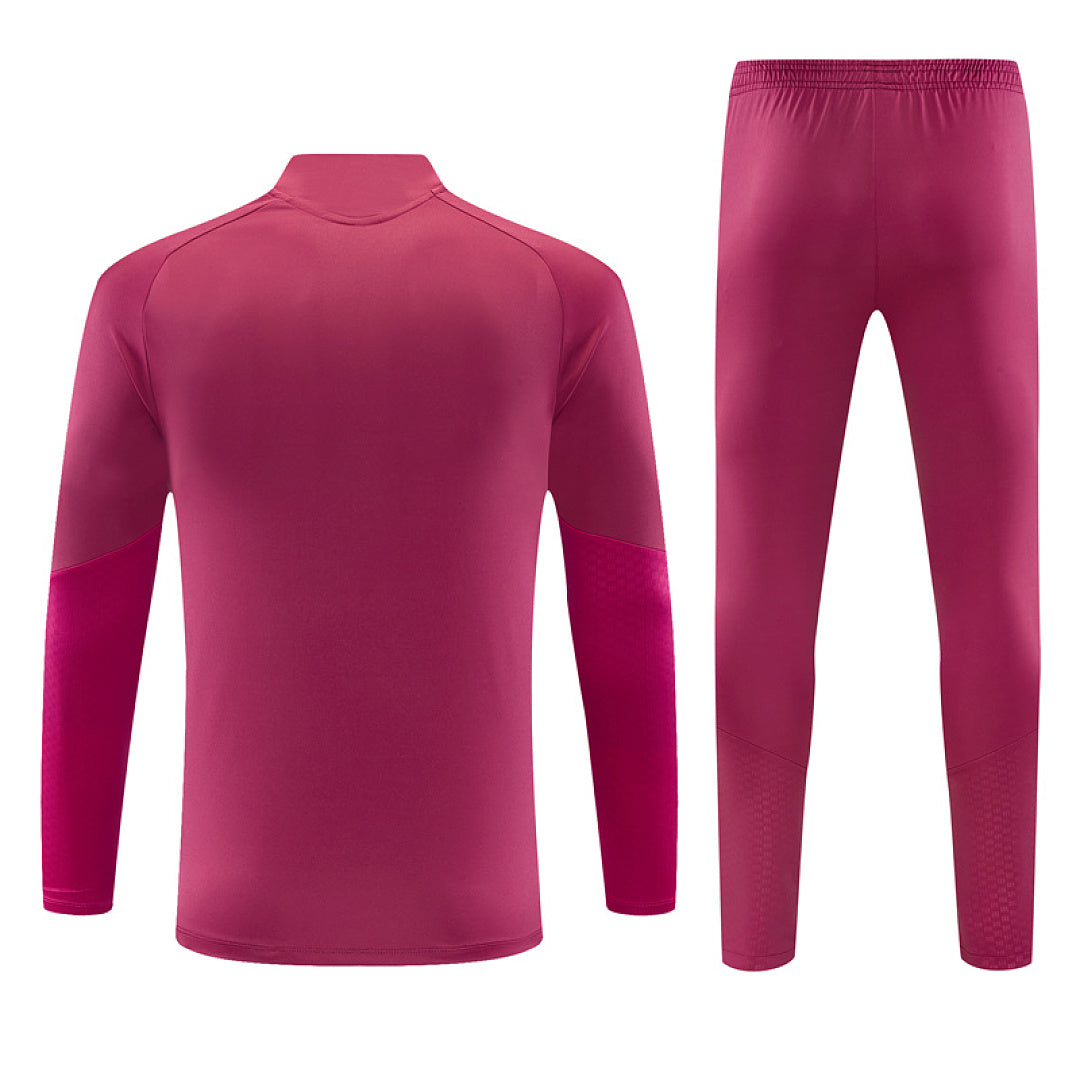 R M Burgundy Training Tracksuit 2026