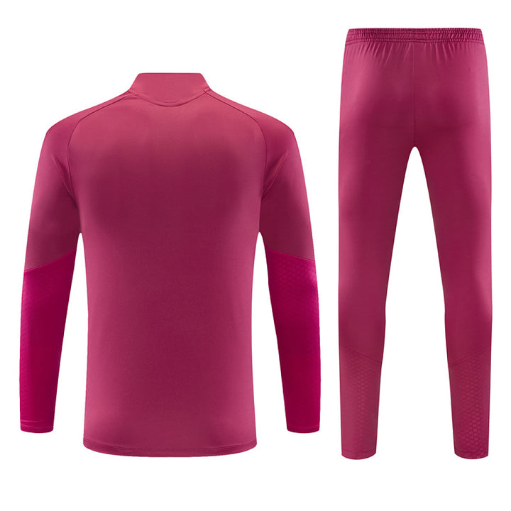 R M Burgundy Training Tracksuit 2026