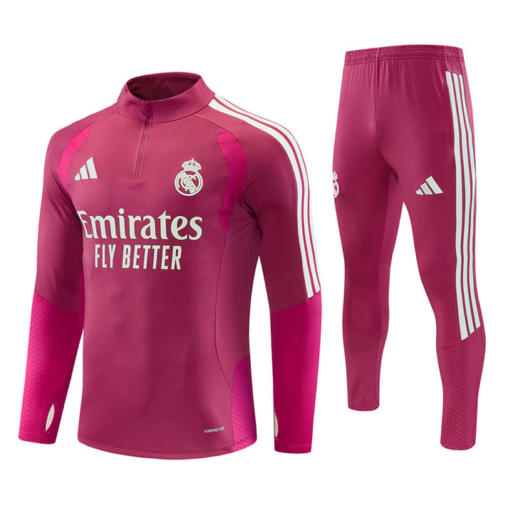 R M Burgundy Training Tracksuit 2026