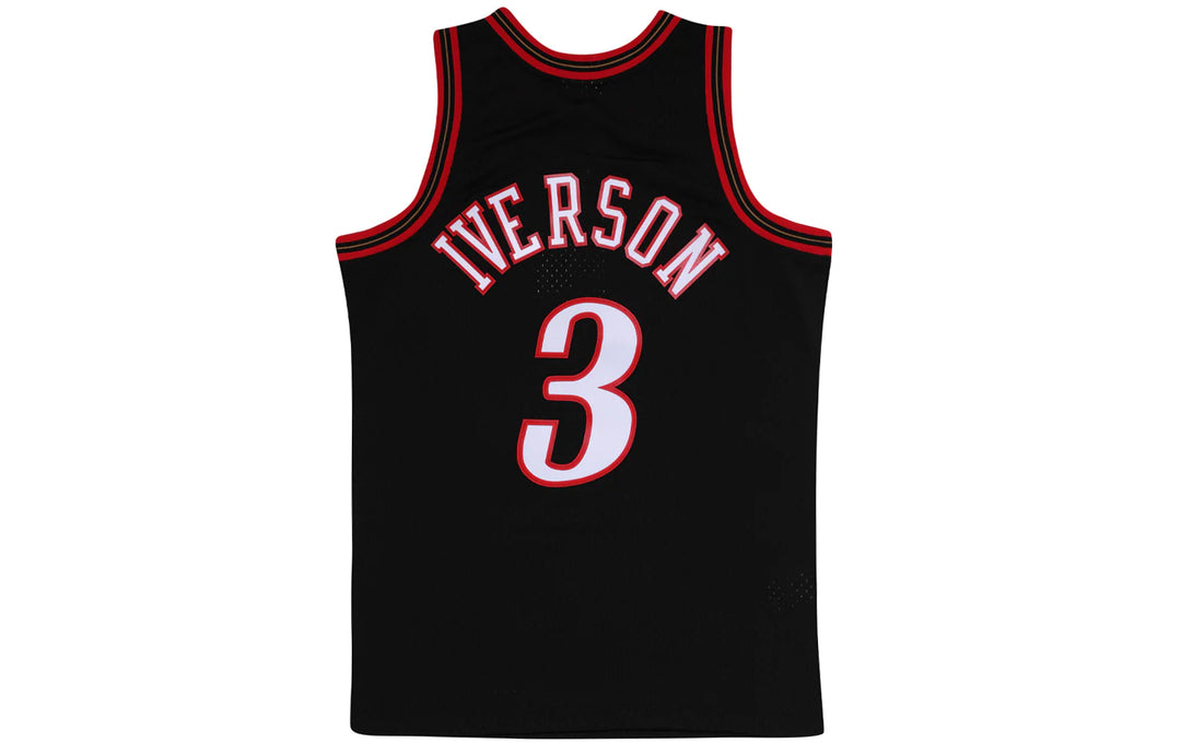 Mitchell and Ness NBA Philadelphia 76ers 2000-2001 Allen Iverson Swingman Jersey Black