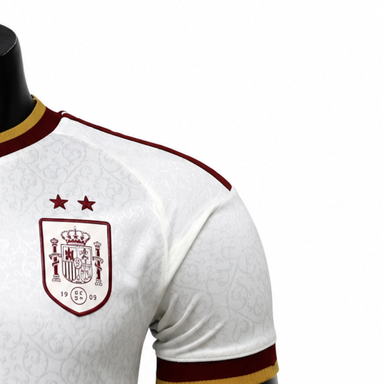 Spain Away Champions 2 Stars Player Version Jersey 2026