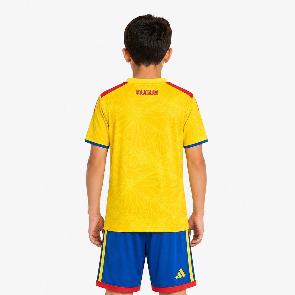 Colombia Home World Cup kit kids 2026