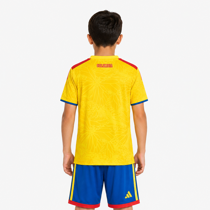 Colombia Home World Cup kit kids 2026