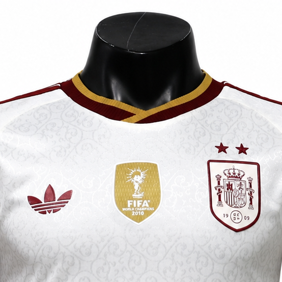 Spain Away Champions 2 Stars Player Version Jersey 2026