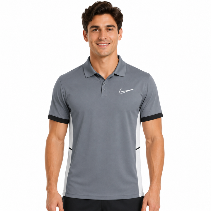 Grey Training Polo Shirt