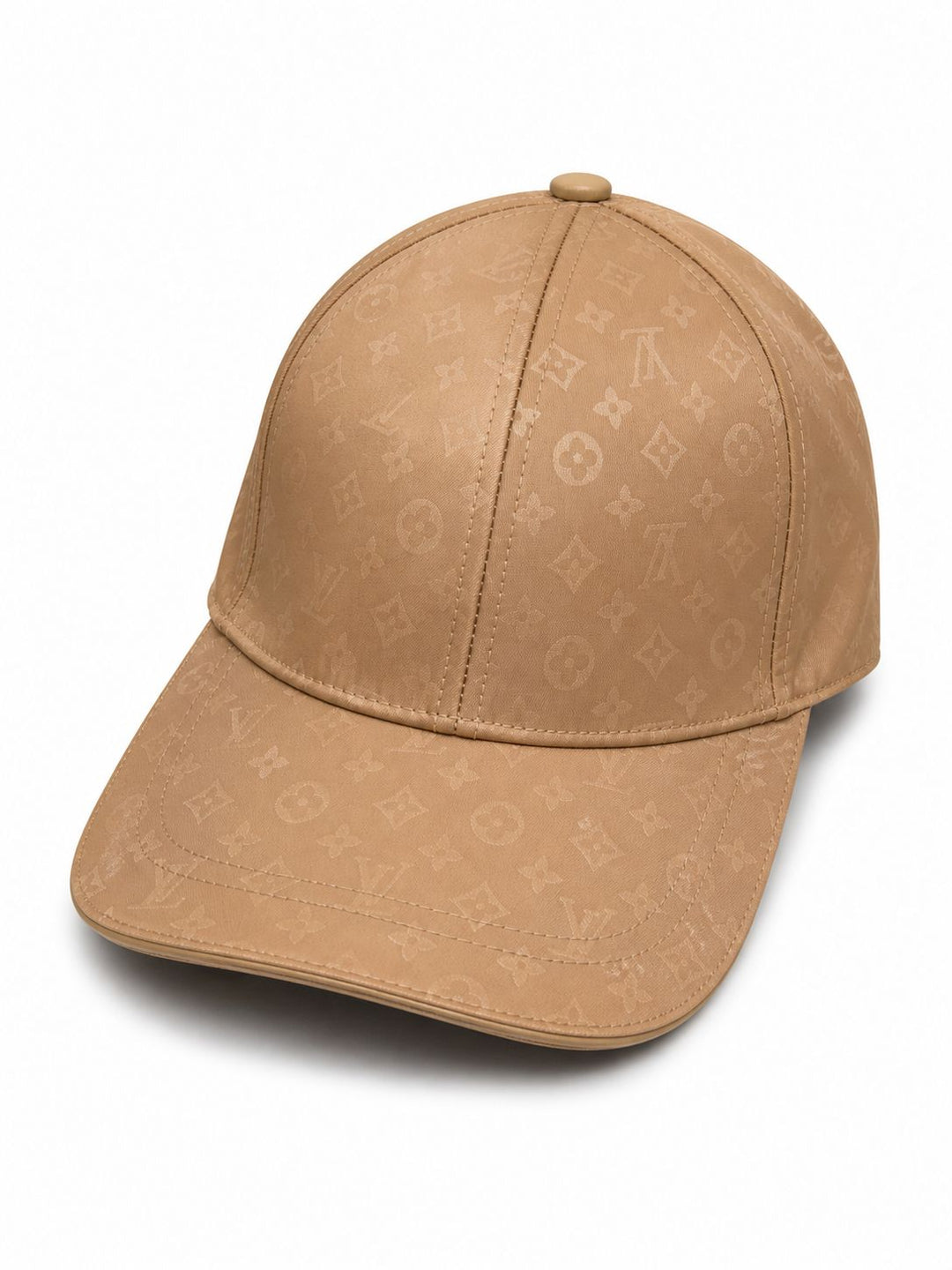 Minimal Luxe Monogram Cap – Classic Pattern