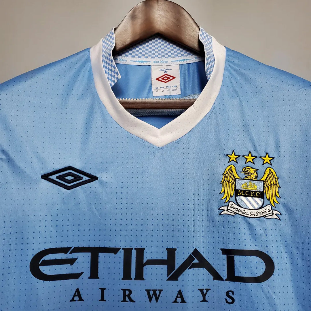 Manchester City Limited Edition Jersey with  Kun Agüero 2011-2012