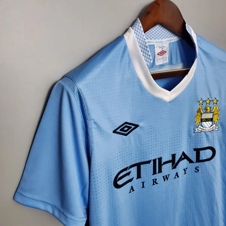 Manchester City Limited Edition Jersey with  Kun Agüero 2011-2012