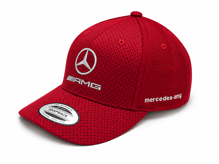 Red AMG Mesh Cap