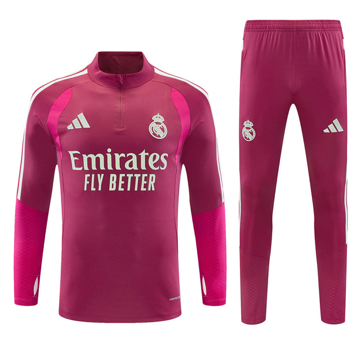 R M Burgundy Training Tracksuit 2026