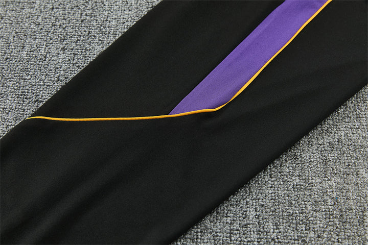 BRC Kobe Quarter-Zip Training Tracksuit Set - Black / Purple