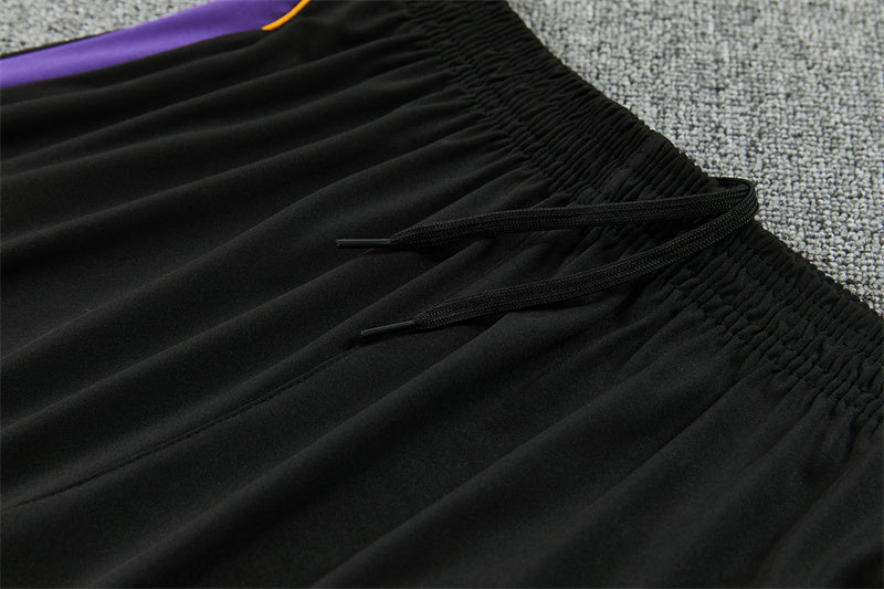 BRC Kobe Quarter-Zip Training Tracksuit Set - Black / Purple