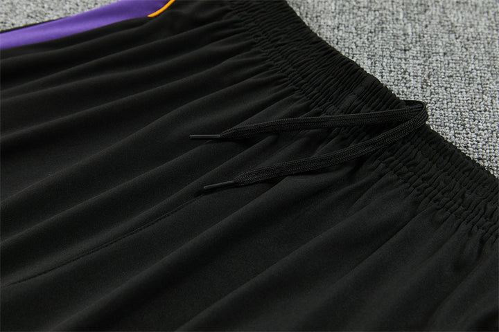 BRC Kobe Quarter-Zip Training Tracksuit Set - Black / Purple