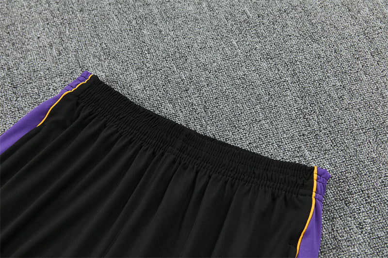 BRC Kobe Quarter-Zip Training Tracksuit Set - Black / Purple