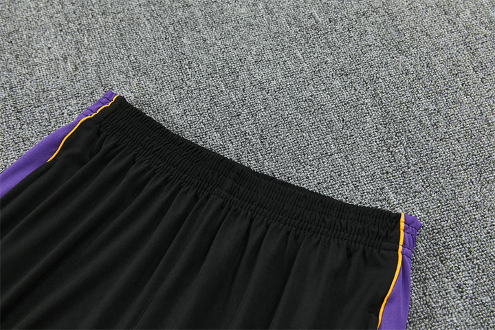 BRC Kobe Quarter-Zip Training Tracksuit Set - Black / Purple