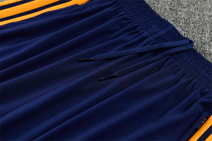 RM Quarter-Zip Training Tracksuit Set - Navy / Orange / White