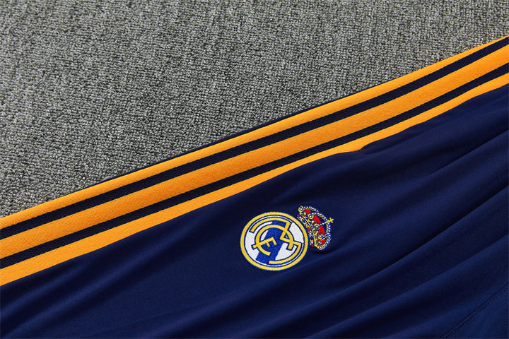 RM Quarter-Zip Training Tracksuit Set - Navy / Orange / White