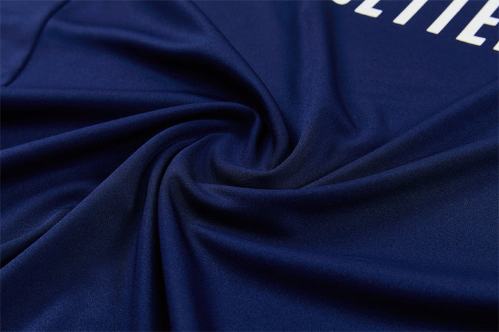 RM Quarter-Zip Training Tracksuit Set - Navy / Orange / White