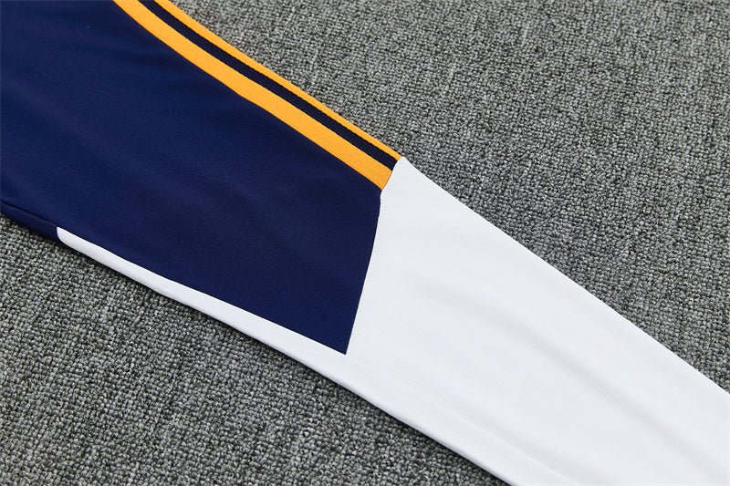 RM Quarter-Zip Training Tracksuit Set - Navy / Orange / White